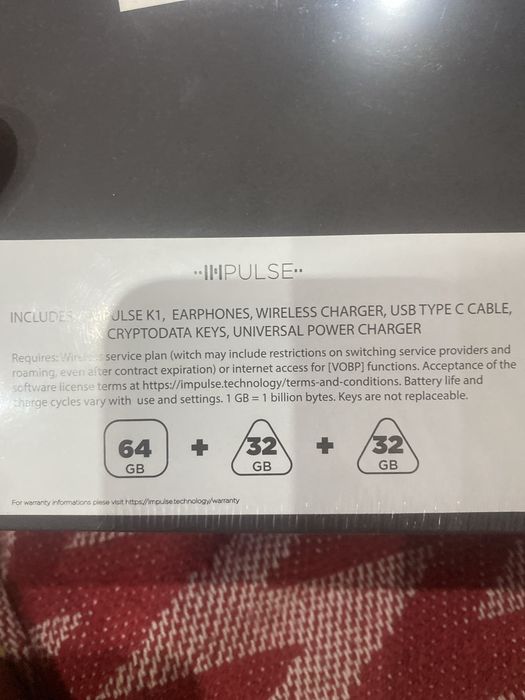 Vand Impulse 64 gb 32 gb 32 gbRed