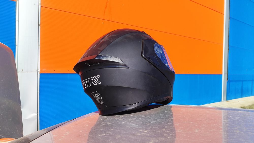 Шлем модуляр. Черный матовый