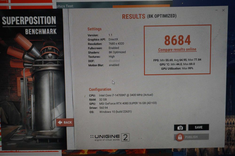 RTX 4080 Super 16GB MSI Ventus Nvidia GPU видеокарта /вкл. ДДС