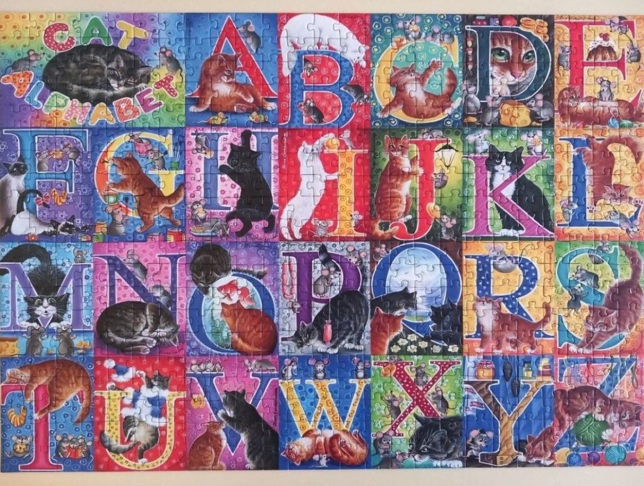 Пъзел с котки, 500 части