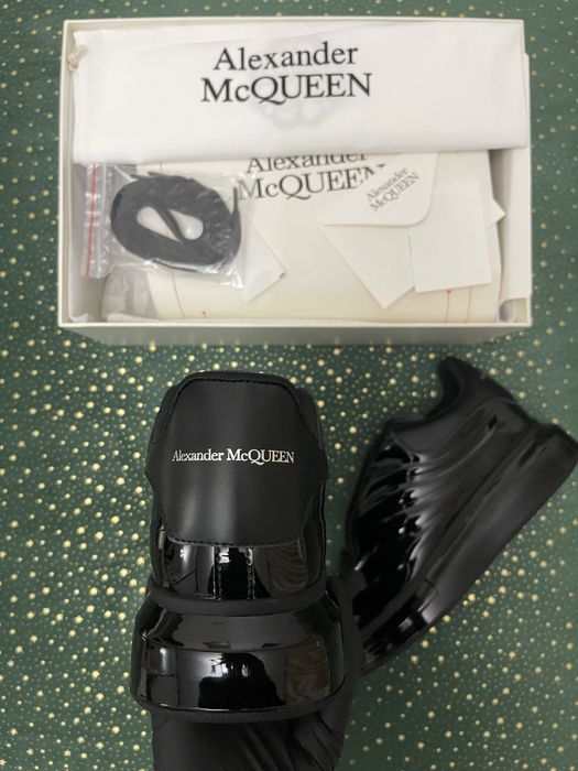 Alexander McQueen Black Lux Gloss