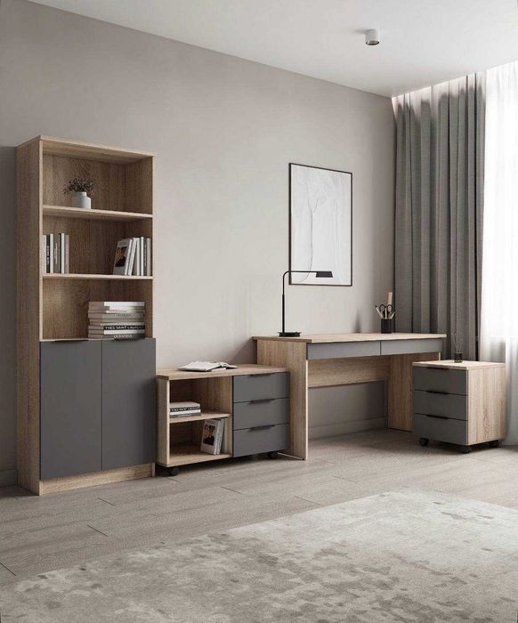 Офисная мебель Оксфорд Комплект стол и тумбы Мебель для офиса и дома