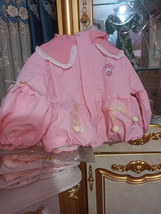 Детская куртка розовая