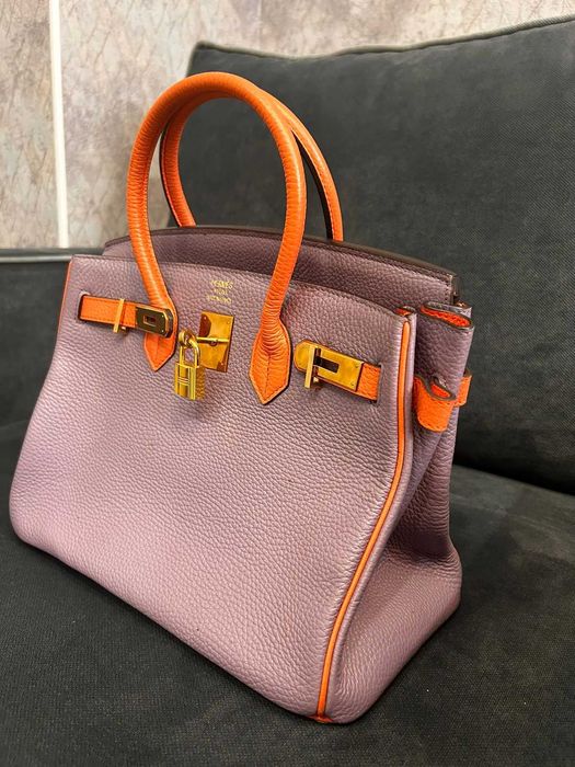 Продам сумку Hermes Birkin. Натуральная кожа внутри и снаружи.