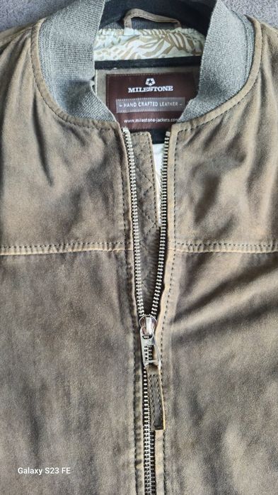 Мъжки кожен бомбър MILESTONE (M) 150€
