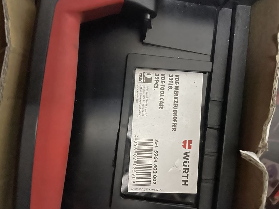 Куфар за ел.инструменти Wurth vde-case 32pce