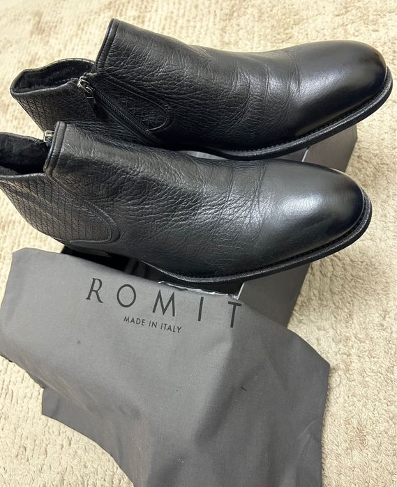 Мужские кожаные ботинки ROMIT (Италия)