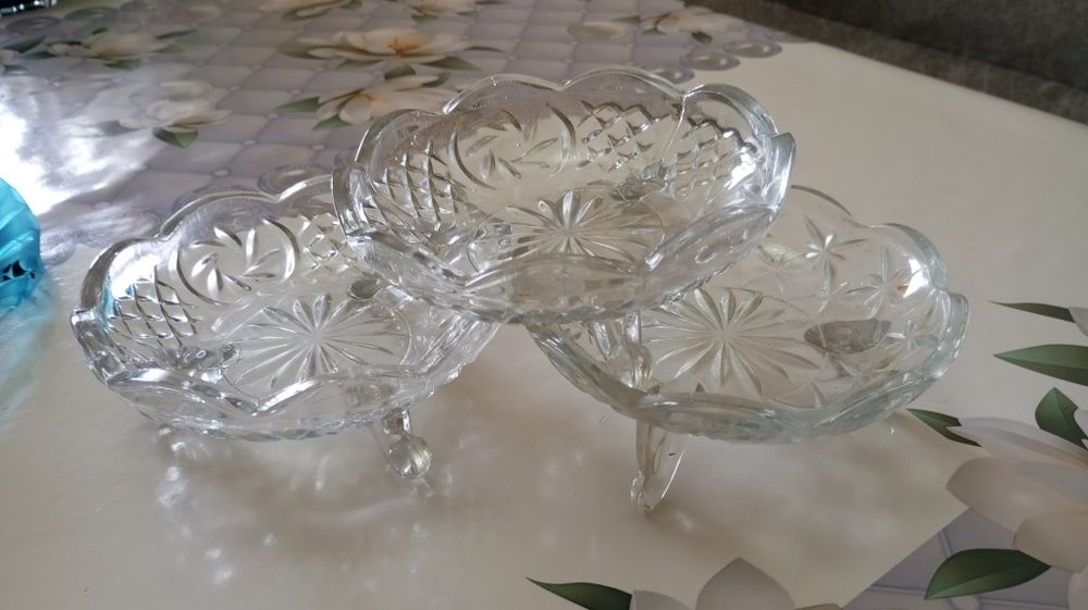 Конфетницы из хрусталя