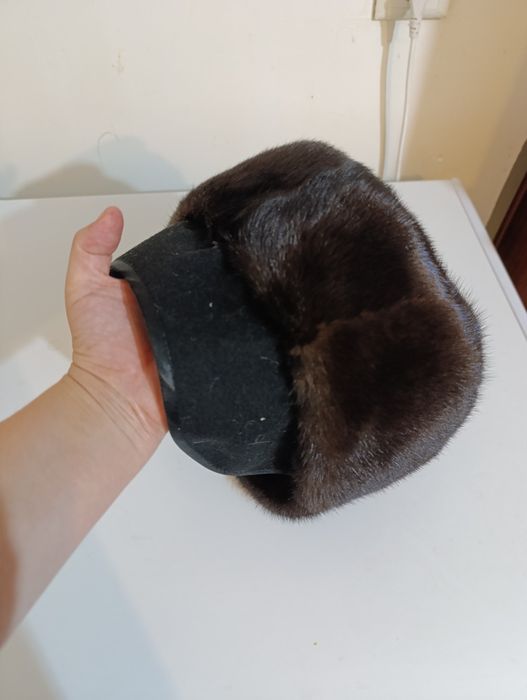 Норковая шапка  мужская