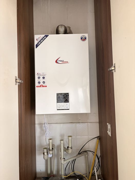 Установка газовый котел