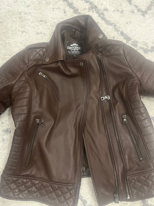 Кожаная куртка жен.
