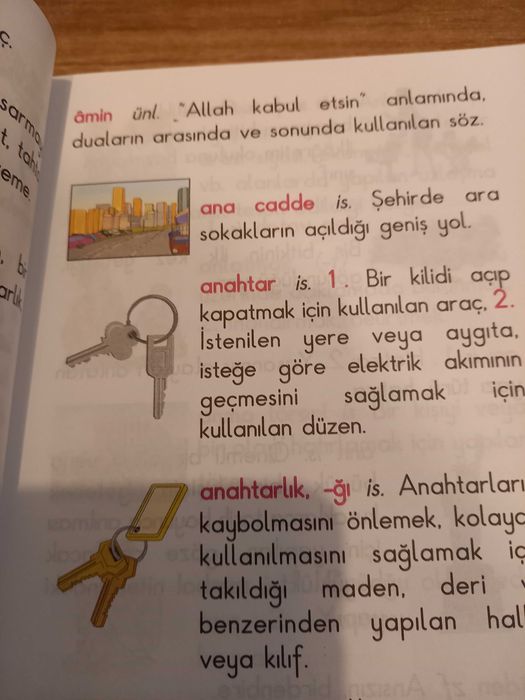 Турецкий словарь с картинками