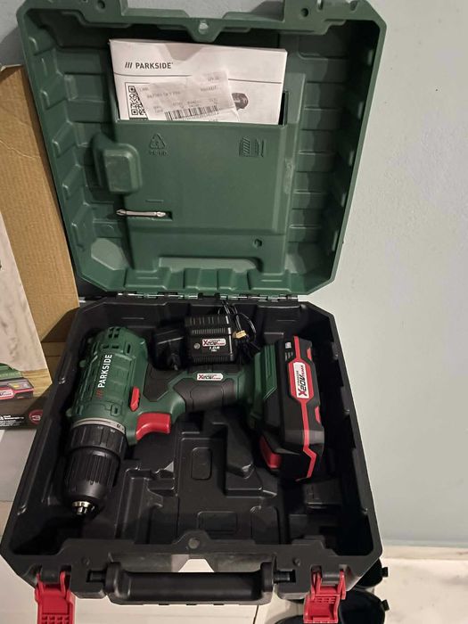 Masina de gaurit Parkside cu acumulator 20v noua