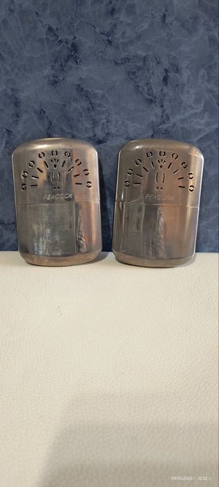 2бр. колекционерски джобни печки Peacock made in Japan