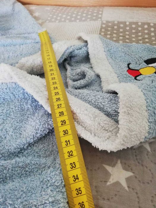 Детски халат за баня ЗАЙЧЕ 4-6 г. и чехли за баня №31 ПАКЕТНА цена