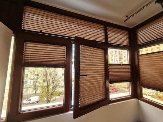 Jaluzele plisate - rolete - orizontale tip aluminium