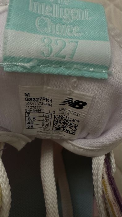 New balance 327 кроссовки