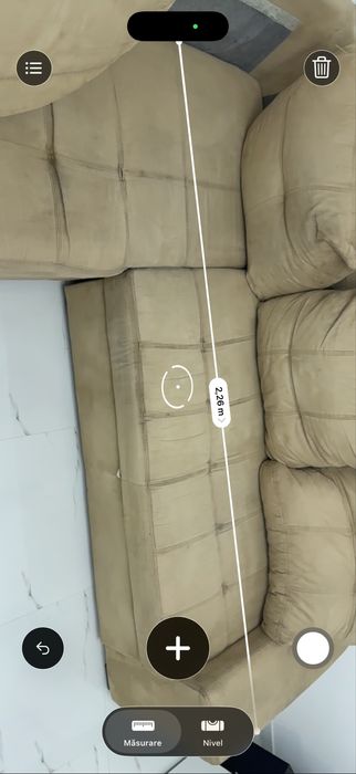 Coltar living Lem’s extensibil/ pe dreapta,cu lada, bej inchis 230x154