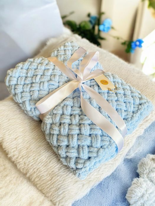 Ръчно плетено одеяло