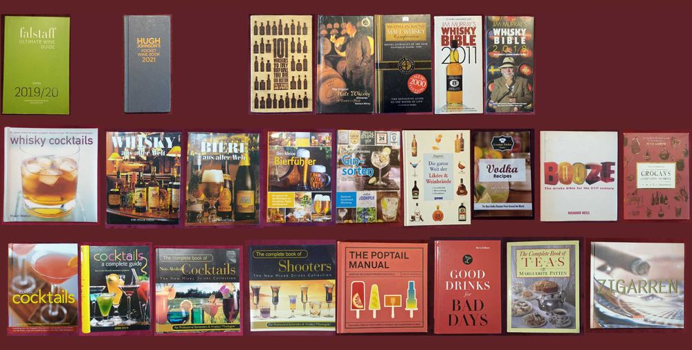 Вино, бира, уиски, алкохол, коктейли, пури - 24 книги