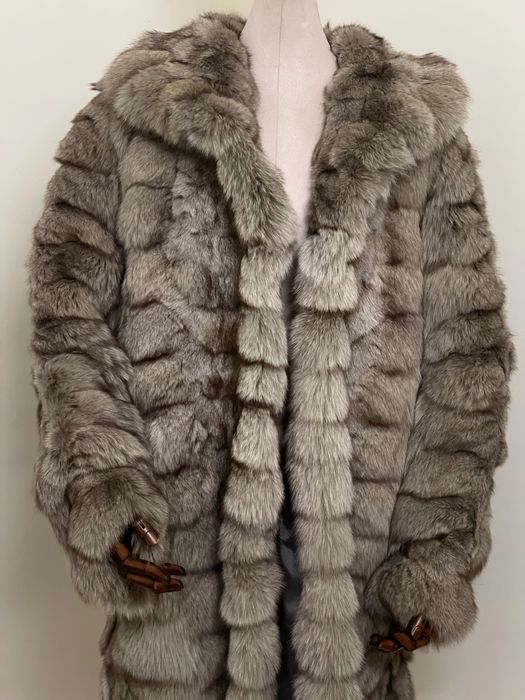 Палто естествен косъм