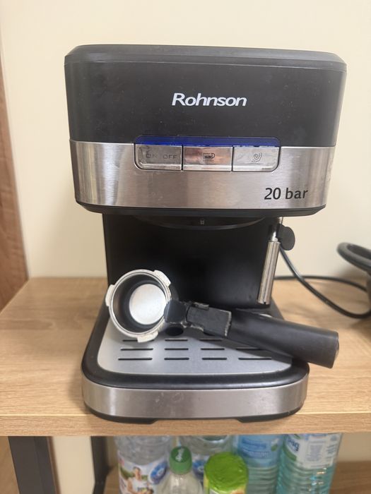 Кафемашина Rohnson - R-989, 20 bar, 1.5l, черна/сребриста