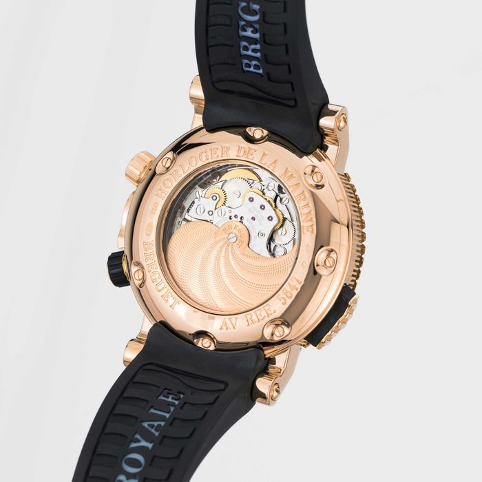 Breguet Marina Royal Alarm 18k Rose Gold 45mm 5847BR/Z2/5ZV