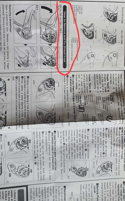 Визьор Shoei XR1000 crest