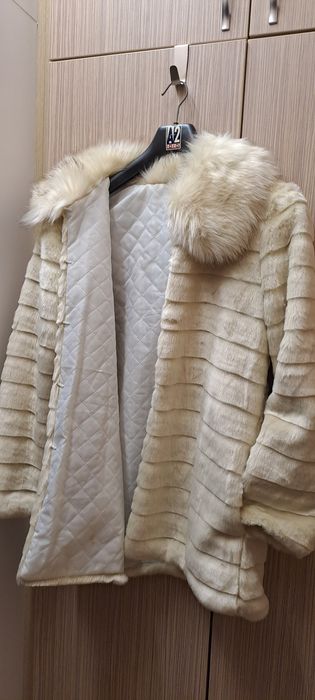 палто изкуствен косъм