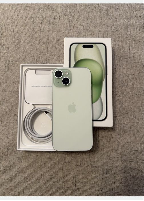 iphone 15 green 256gb absolut ca NOU