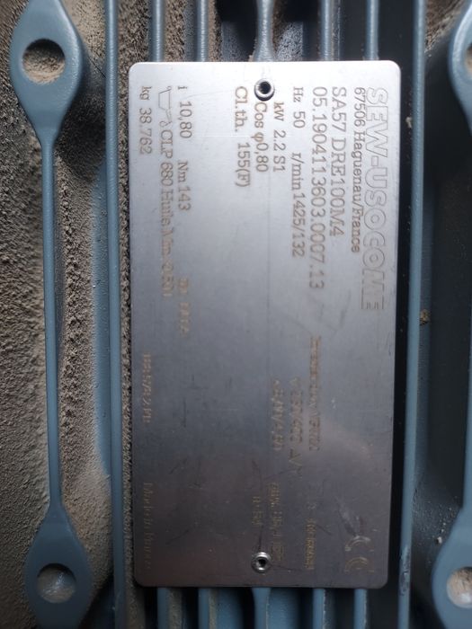 Motor cu reductor 2,2 kw