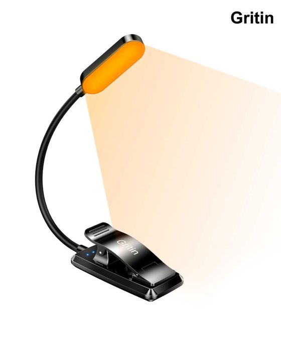 Лампа для чтения с клипсой Gritin Book Lamp