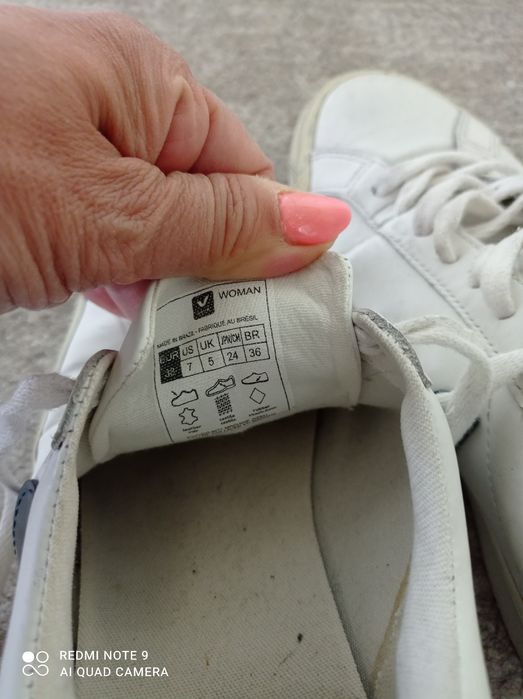 Veja естествена кожа дамски маратонки ,кецове