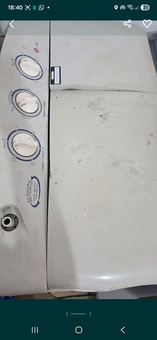 Полуавтомат стиралка 7кг LG