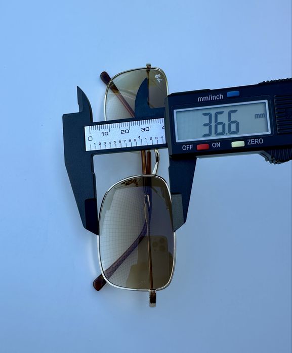 Ray Ban RB3746 Arista Gold G-15/Recrangle/Оригинални/Made in Italy
