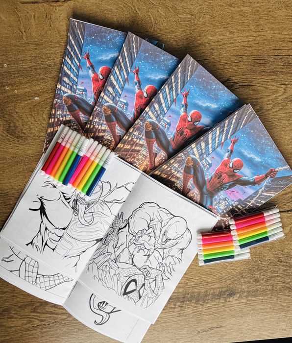 Персонализирани книжки за оцветяване на тема Спайдермен Spiderman Спайдърмен