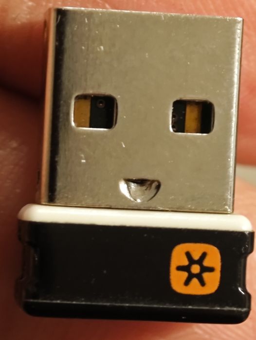 Logitech Unifying USB приемник (оригинален, с оранжева звезда)