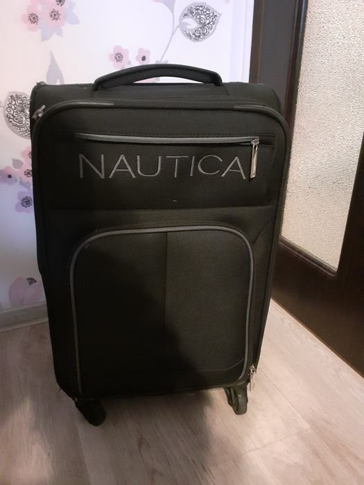 Troler NAUTICA Atlanta fara maner35x60x24 cm,3kg, extensibil +30%, neg