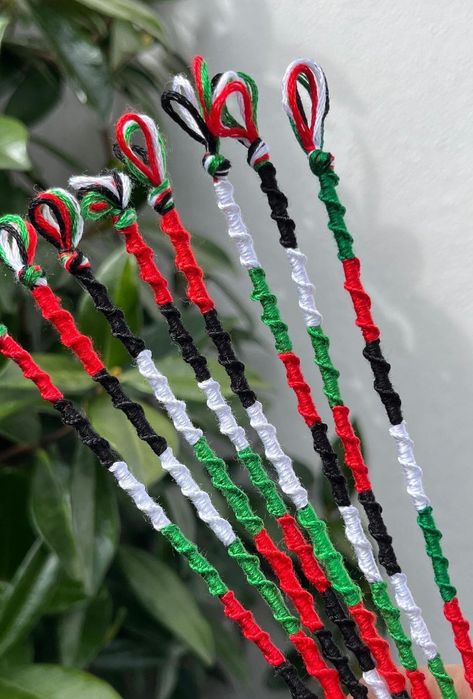 Браслет в цветах флага Палестины. Free Palestine