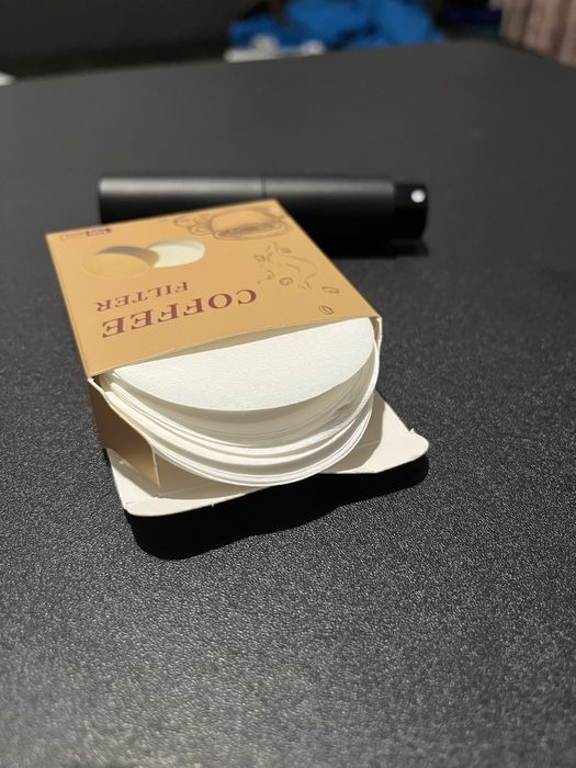 Set filtre hartie si sticluta spray espressor