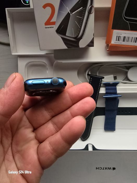 Apple Watch Series 7 Blue Sport Band 41mm