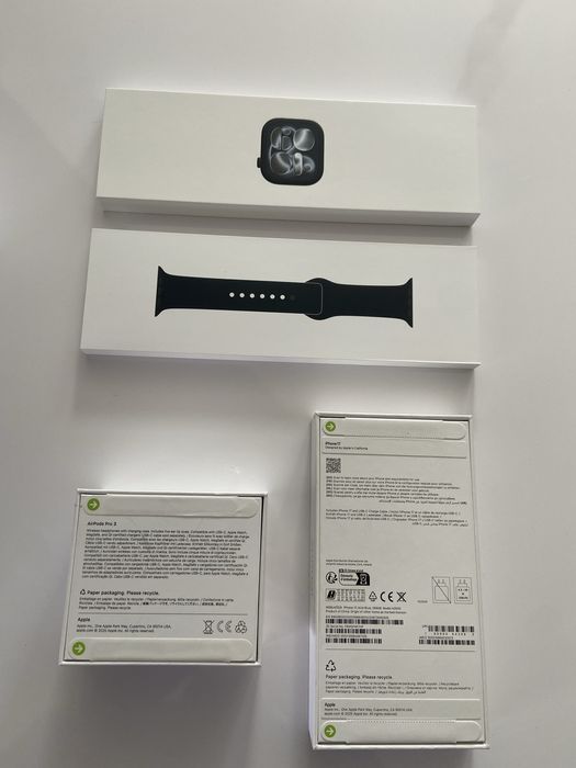 Iphone 17+ accesorii Apple watch S11 46 mm, airpods pro 3