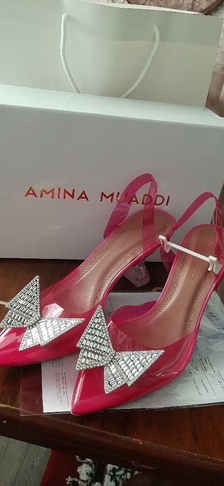 Amina Muaddi туфли.180.минг Узини нархида