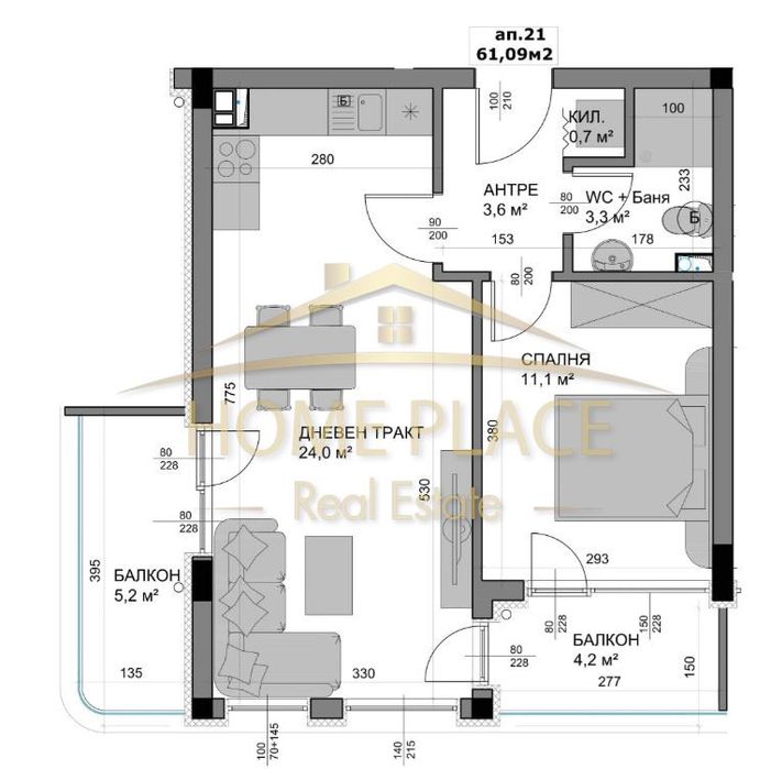 Продава, 2-стаен Варна, Владислав Варненчик 1