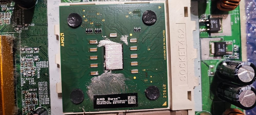 Kit AMD Duron, placa de baza Asrock, 1gb ram