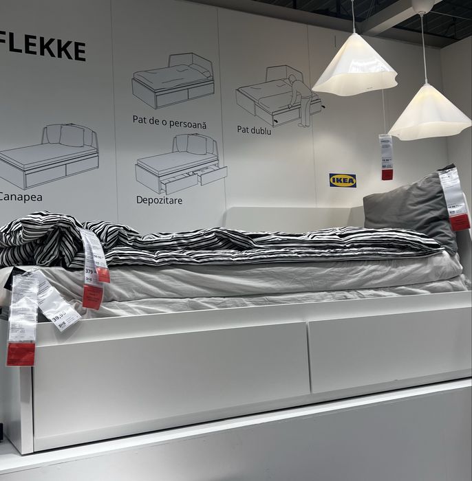 Pat ikeea Fleke simplu sau dublu