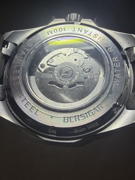 Мъжки автоматичен часовник Seiko NH35A механизъм BERSIGAR,