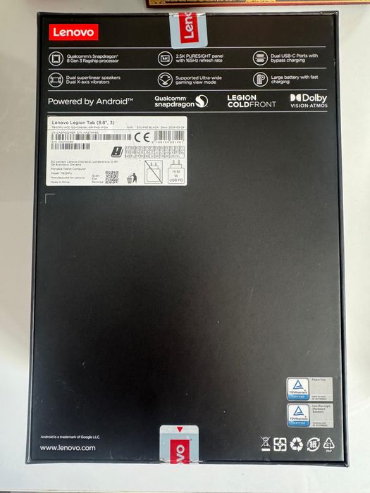 Tableta Lenovo Legion Tab gen 3 2025