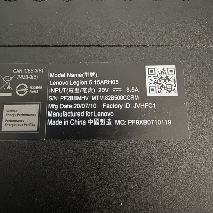 Laptop Gaming Lenovo Legion 5 15ARH05, AMD Ryzen 5 4600H 4.00 GHz, 15.6", Full HD, 120Hz, 16GB, 512GB SSD, NVIDIA GeForce GTX 1650 4GB, Windows 11