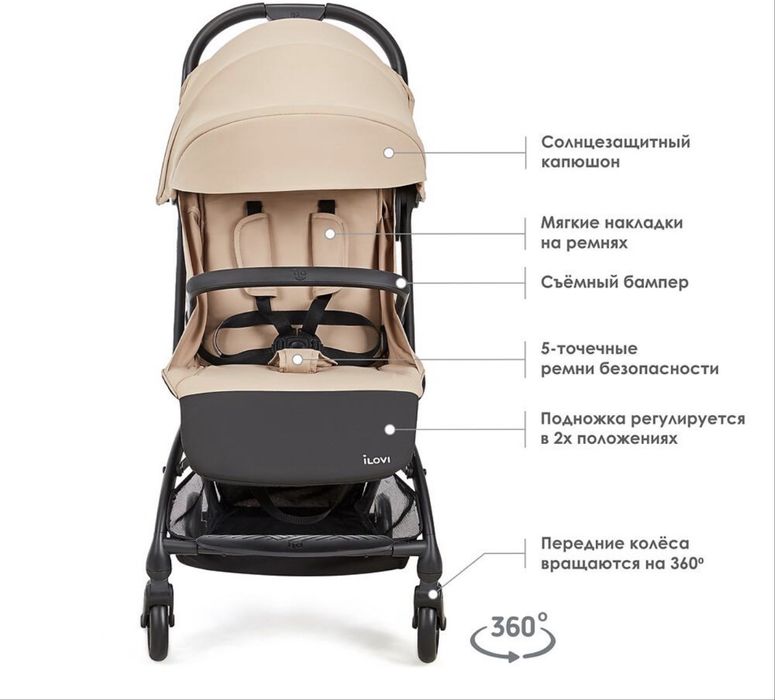 Прогулочная Коляска ilovi